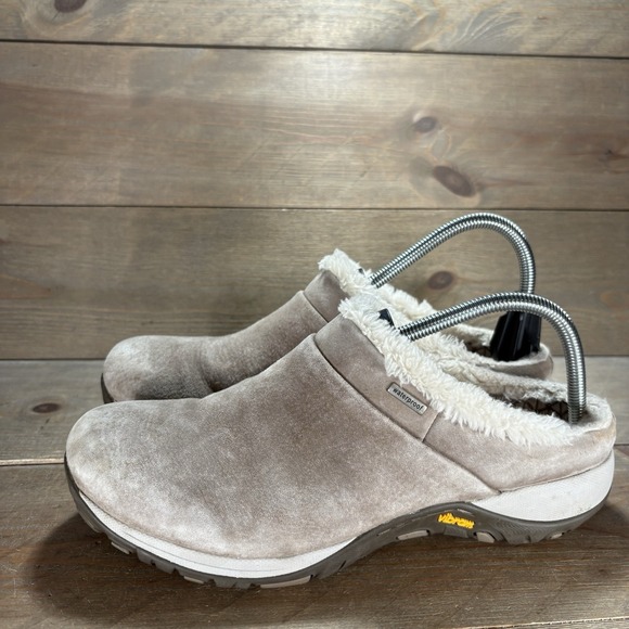 Dansko Shoes - dansko parson womens size 40 shoes brown suede fur lined comfort clogs